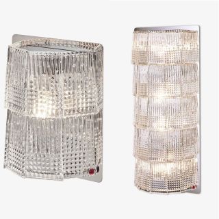 Baccarat / Tuile de Cristal Wall Unit Piccadilly (1L), (4L) - Wall Lamps