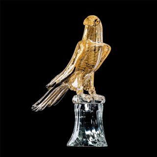 Italian Luxury Lighting / Animal Sculptures / Gold Hawk in Murano Glass 6013 1 TOR