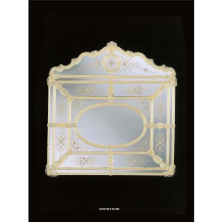 Italian Luxury Lighting / Wall Mirrors / Venetian Handcrafted Made in Murano Glass 818s