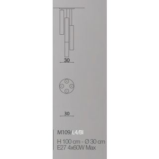 Il Paralume Marina / Chandelier / M109/L4