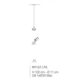 Il Paralume Marina / Chandelier / M112/L1