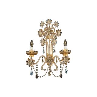 Mechini / Wall Lights / Molux in Wrought Iron with Bohemian Crystal A148/2