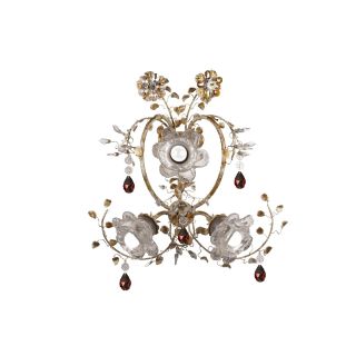 Mechini / Wall Lights / Colored Bohemian Crystal and Murano Glass A276/3