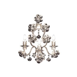 Mechini / Wall Lights / Porcelain and Clear Pearl Banding A290/3