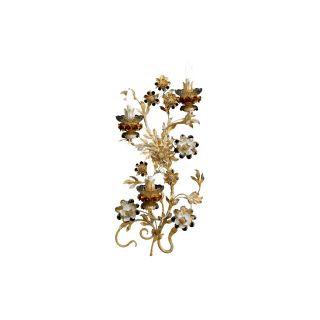 Mechini / Wall Lights / Clear Bohemian Crystal and Biscuit Ceramic A299/3