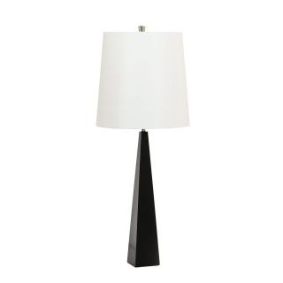 Elstead Lighting / Table Lamps / Ascent Black with White Shade
