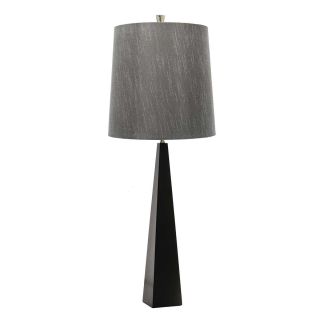 Elstead Lighting / Table Lamps / Ascent 1 Dark Grey Shade & Black