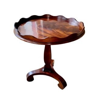 Baker Furniture / Round Side Table / Milling Road