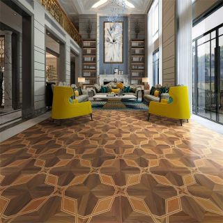 Berti / Square Space Marquetry / Pattern Floor Moroni
