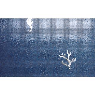 Bisazza / Mosaico - Decorations / Corals & Seahorses Blue (Luxe)