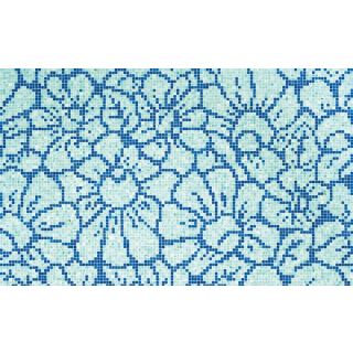 Bisazza / Mosaico - Decorations / Graphic Flowers Blue (Flora)