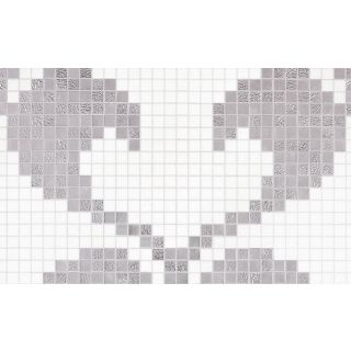 Bisazza / Mosaico - Decorations / Hearts Oro Bianco (Modern)