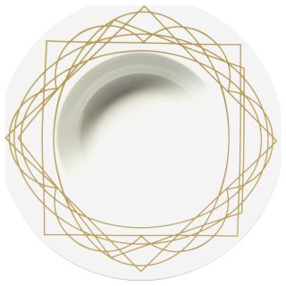 Le Porcellane / Plates & Bowls Tabletop / Baroqeat Gold 5857