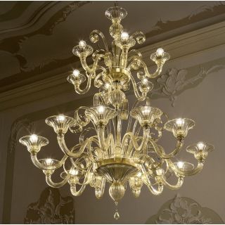 Glass & Glass Murano / Chandeliers / Traditional Venetian C-2206/18