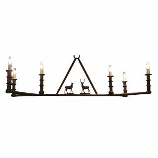 Corbin Bronze / Six Candle Elk / Chandelier