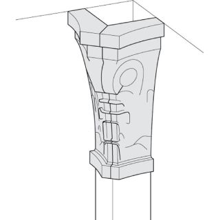 Arte Veneziana / Pilasters & Columns / Corner Capital CGC-GLF-013-CG12