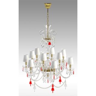 Italian Luxury Lighting / Chandeliers / Elegance Crystal 12 Lights D1204 012