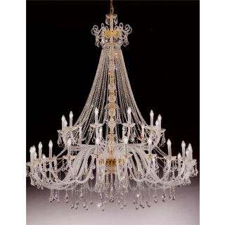 Italian Luxury Lighting / Chandeliers / Elegance Crystal 36 Lights D1305 036