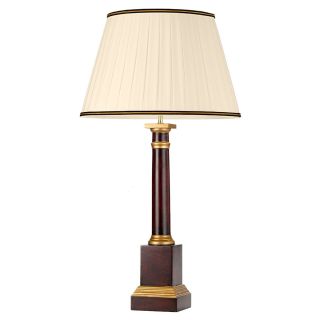 Elstead Lighting / Table Lamps / Louviers 1 Oxblood and Gold