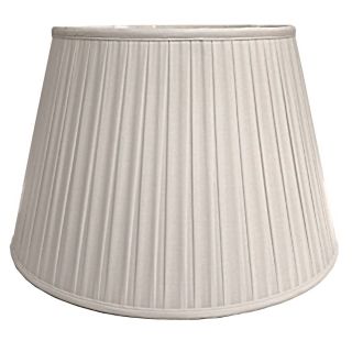 Elstead Lighting / / 18"" Cotton Box Pleat Oyster (46Cm)