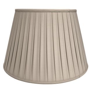 Elstead Lighting / / 22"" Cotton Box Pleat Oyster (56Cm)
