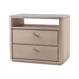 Adriana Hoyos / Nightstands & Bedside Tables / Gem Nightstand 211 Wood Drawer Front