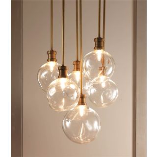 Officina Ciani / Chandeliers / Brass with Murano Glass Bowl HL1078CH-6 My dancer