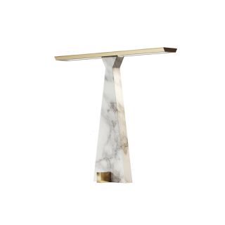Clessidra Table Lamp in Gold Calacatta Marble by Italamp 8144/L