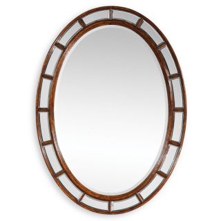 Jonathan Charles / Oval panelled mirror in Georgian Irish style / 492697-WAL-GPM