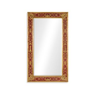 Jonathan Charles / Rectangular Mirror With Gilt Renaissance Decoration