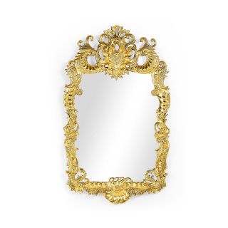 Jonathan Charles / Rococo Сarved Gilded Mirror / 494372-GIL