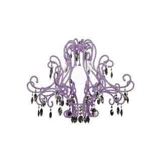 Mechini / Chandeliers / Wrought Iron with Coloured Crystal L-CORDA/1 VIOLET