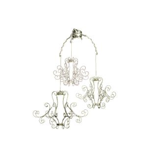 Mechini / Chandeliers / Wrought Iron 4 Light L-CORDA/3 NAKED
