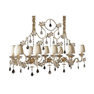 Mechini / Chandeliers / Clear Bohemian Crystal and Lamp Shades L298/10