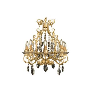 Mechini / Chandeliers / Wrought Iron with Clear Bohemian Crystal L317/10