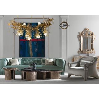 Mechini / Chandeliers / Clear and Coloured Bohemian Crystal L319/10