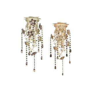 Mechini / Chandeliers / Bohemian Crystal and Crystal Strip Iron Colour L801/1