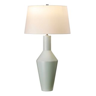 Elstead Lighting / Portable & Desk Lamps / Leyton 1 Light Table Lamp - Pale Sage Green with Ivory Shade