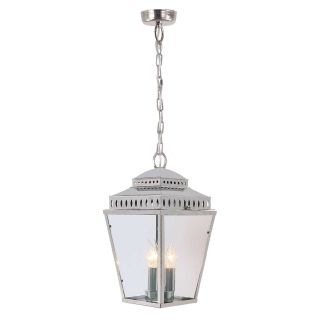 Elstead Lighting / Outdoor Lanterns / Mansion House 3 Polished Nickel