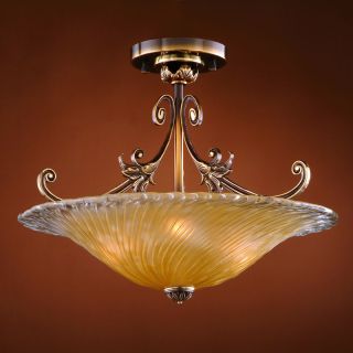 Mariner / Venetian glass Ceiling Lamp / Romantic 19510