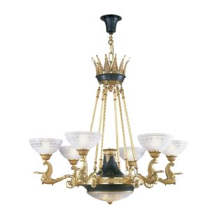 Mariner / Chandeliers / Casted Bronze & Venetian glass 18555.0
