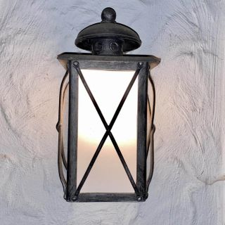 Outdoor Wall Lamp Made of Wrought Iron by Robers