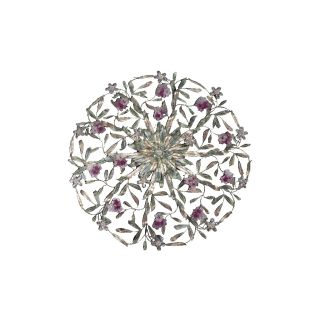Mechini / Ceiling Lights / Coloured Bohemian Crystal and Murano Glass P349/12