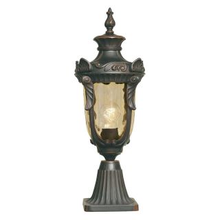Elstead Lighting / Outdoor Pedestal Lights / Philadelphia 1 Medium Old Bronze