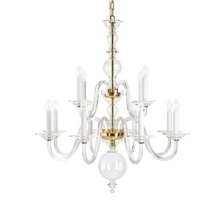 Preciosa / Luxurious and Elegant Chandelier, 12 Lights / Historic Design Eugene M
