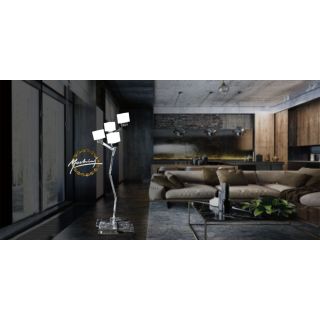 Mechini / Floor Lamps / White Glass Lampshade PT-CUBE/4