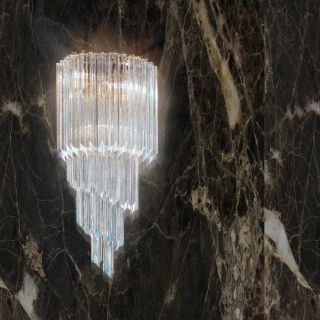 Patrizia Volpato / Wall Sconces / Cristalli Murano Glass 24 Karat Gold 5070-APP