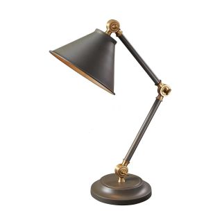 Elstead Lighting / Desk Lamps / Provence Element Mini Dark Grey & Aged Brass