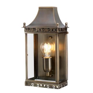 Elstead Lighting / Outdoor Wall Lights / Regents Park 1 Lantern Aged Brass