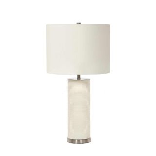 Elstead Lighting / Table Lamps / Ripple 1 White